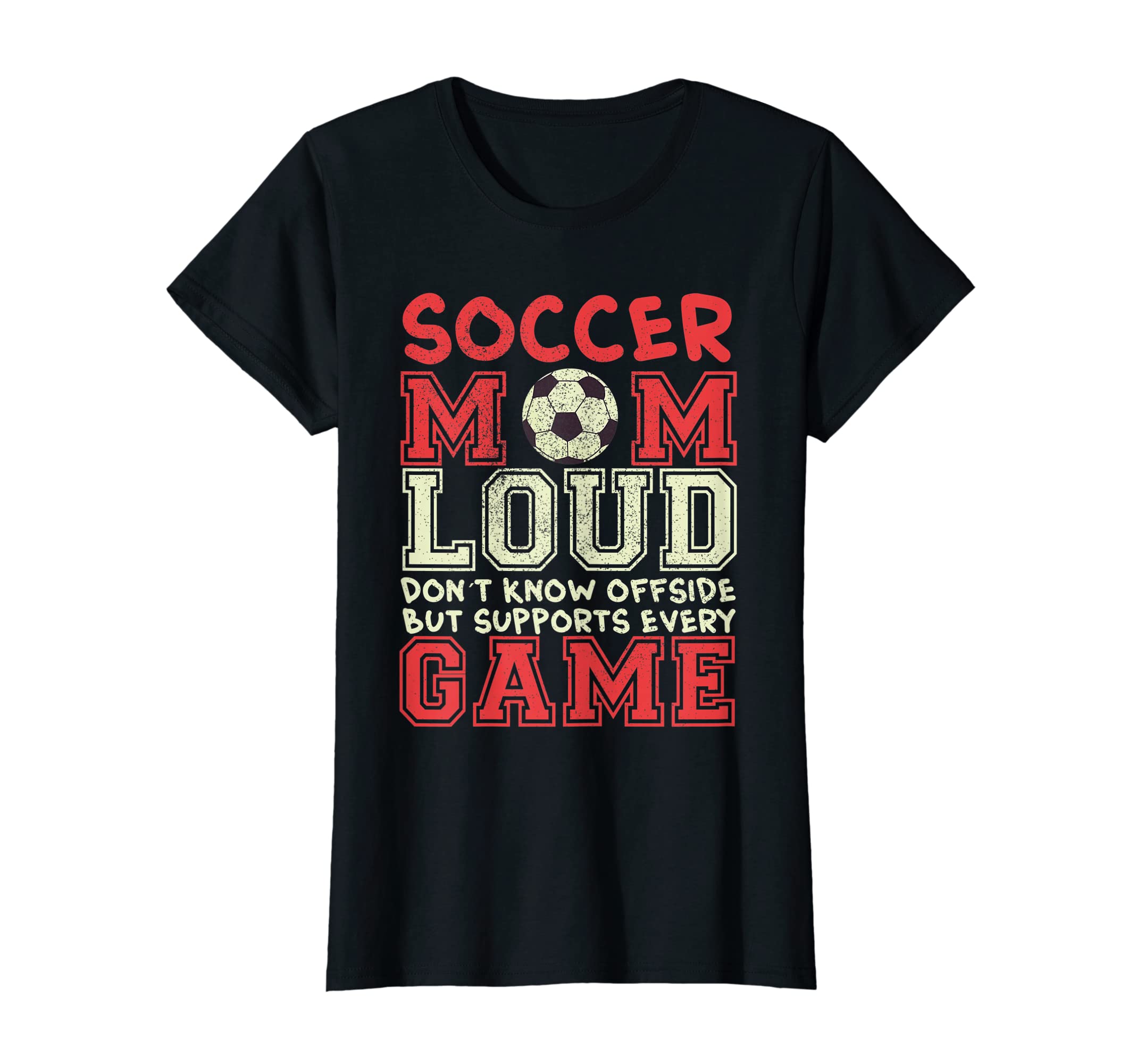 Mom Supports Every Game Offside T-Shirt - Casual Everyday Wear Men Women - T-Shirt, Sweatshirt, Hoodie