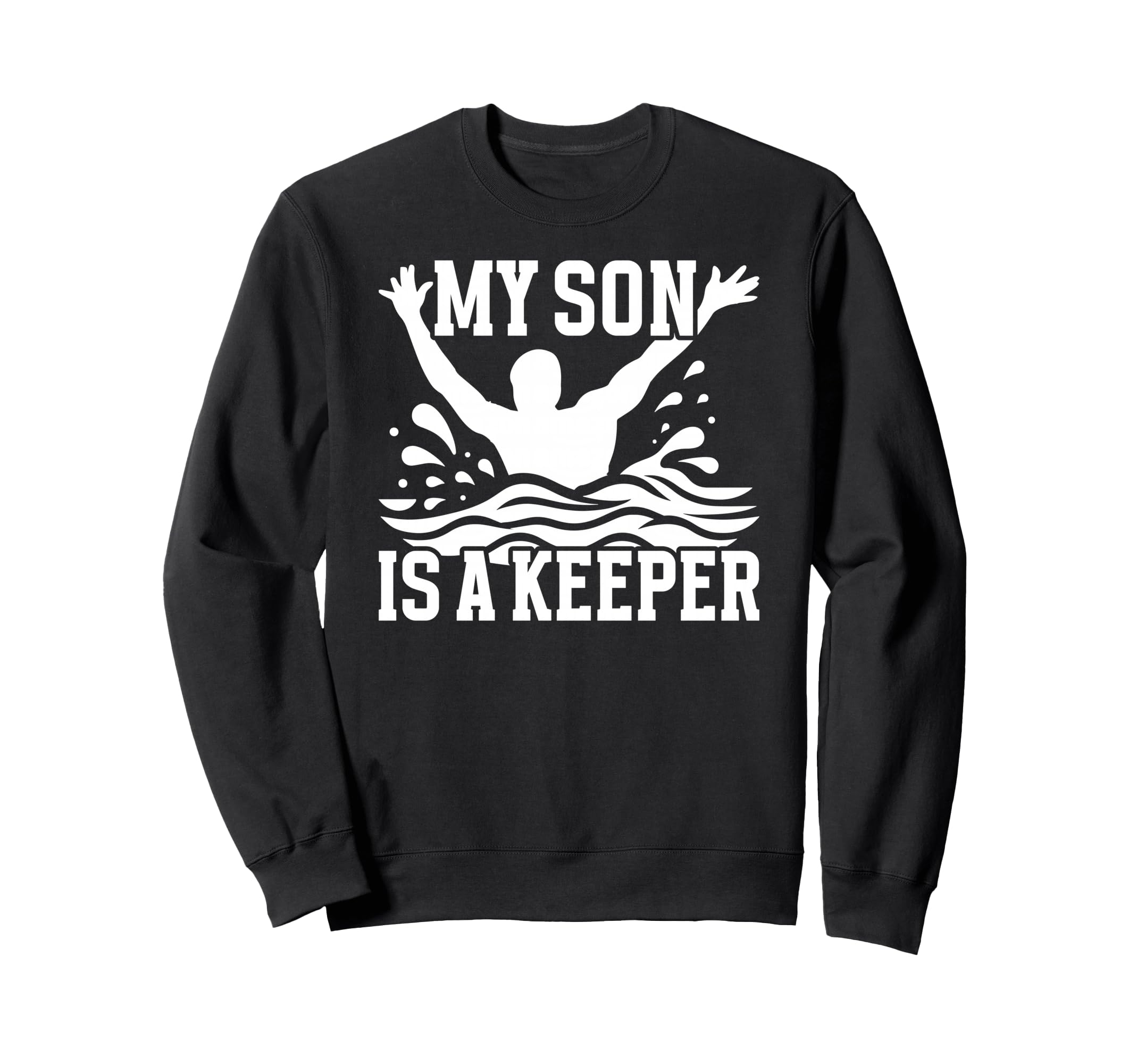 Proud Water Polo Keeper Mom Water Sweatshirt - Minimalist Print Men Women - T-Shirt, Sweatshirt, Hoodie