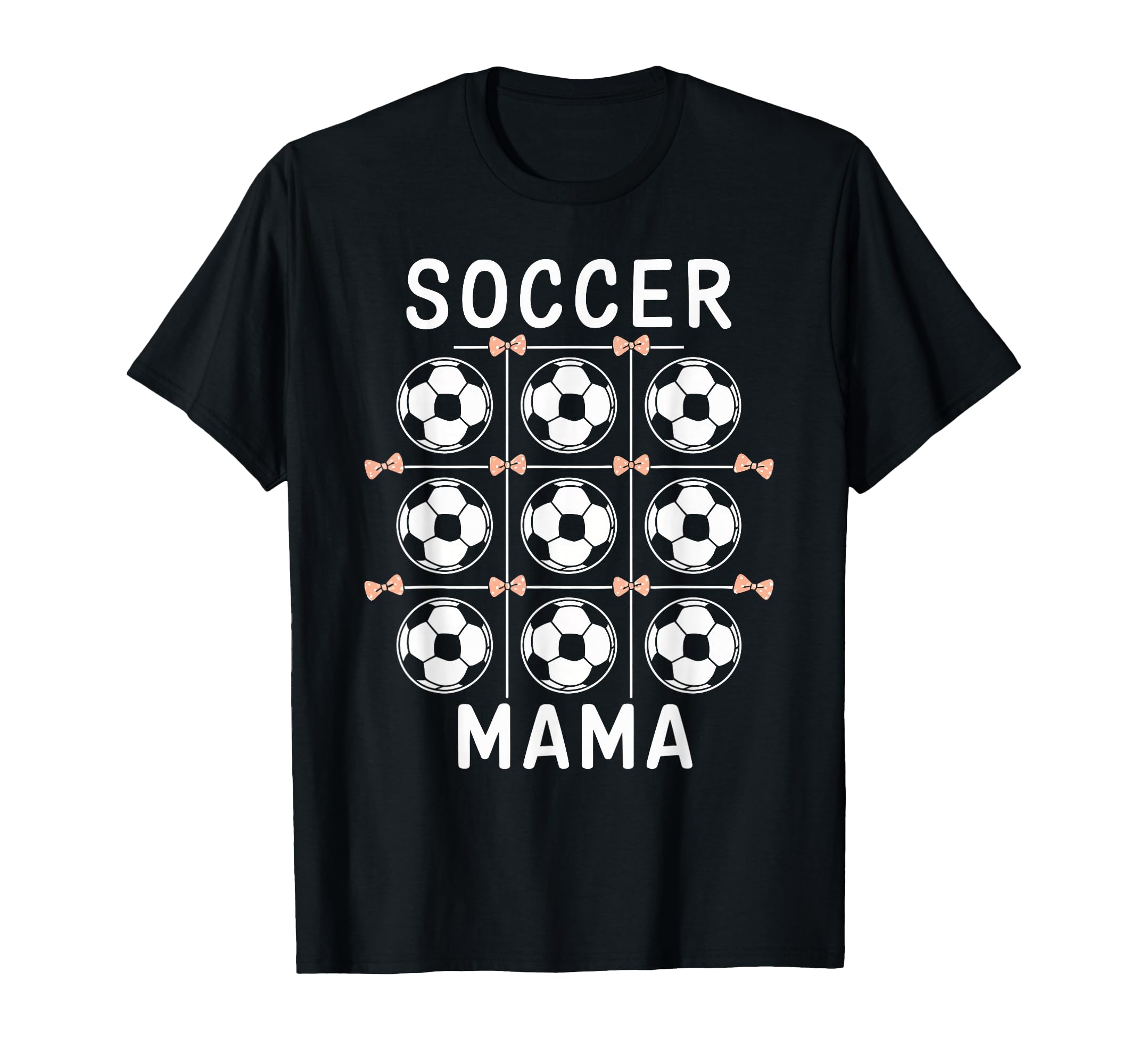 Soccer Mama Coquette Bow Soccer Mom T-Shirt - Novelty Apparel Men Women - T-Shirt, Sweatshirt, Hoodie