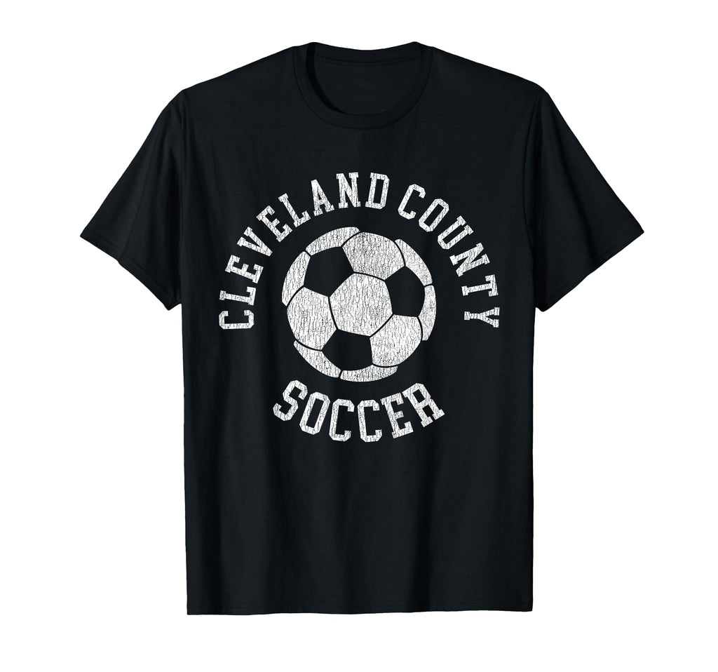 Cleveland County Soccer Distressed 90S T-Shirt - Unique Graphic Men Women - T-Shirt, Sweatshirt, Hoodie