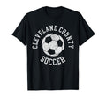 Cleveland County Soccer Distressed 90S T-Shirt - Unique Graphic Men Women - T-Shirt, Sweatshirt, Hoodie