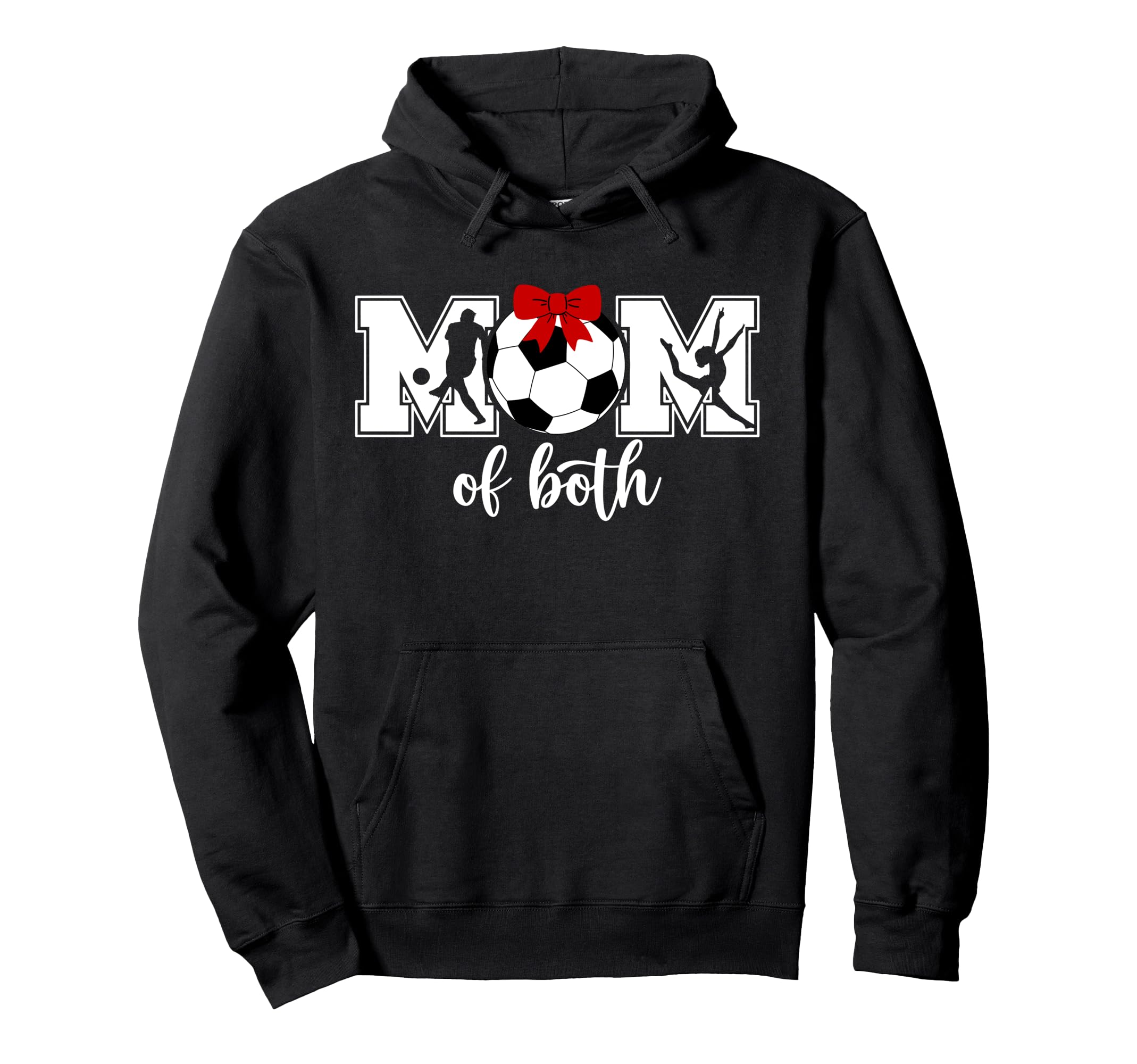 Mom Both Proud Soccer And Dance Mom Hoodie - Unique Graphic Unisex - T-Shirt, Sweatshirt, Hoodie