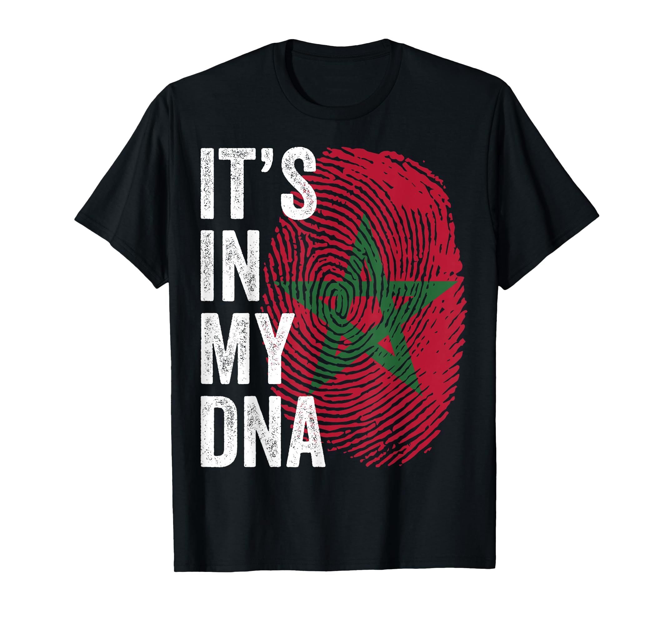 Its My Dna Moroccan Flag Morocco T-Shirt - Aesthetic Graphic Men Women - T-Shirt, Sweatshirt, Hoodie
