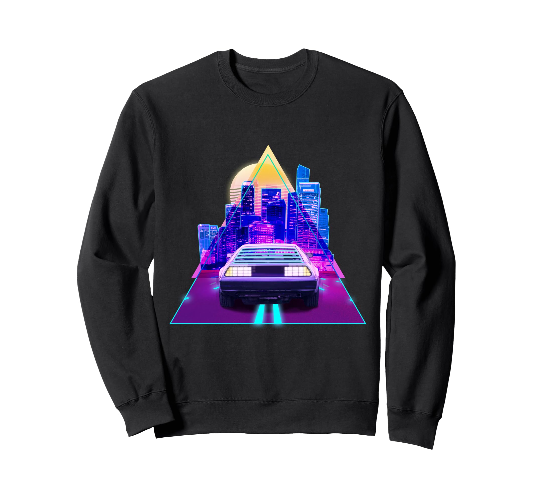 Outrun Vaporwave Aesthetic 80S Sweatshirt - Aesthetic Graphic Men Women - T-Shirt, Sweatshirt, Hoodie