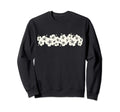 Surfer Floral Hibiscus Flower Row Sweatshirt - Unique Graphic for Adults - T-Shirt, Sweatshirt, Hoodie
