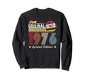Original 1976 Birthday Guitar Sweatshirt - Custom Art Print for Adults - T-Shirt, Sweatshirt, Hoodie