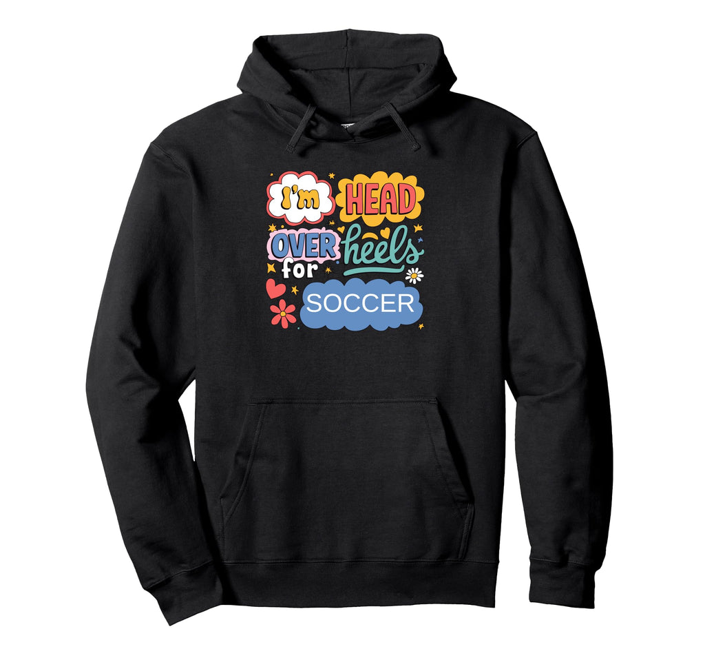 Funny Soccer Aesthetic Lover Pop Art Hoodie - Unique Graphic Men Women - T-Shirt, Sweatshirt, Hoodie