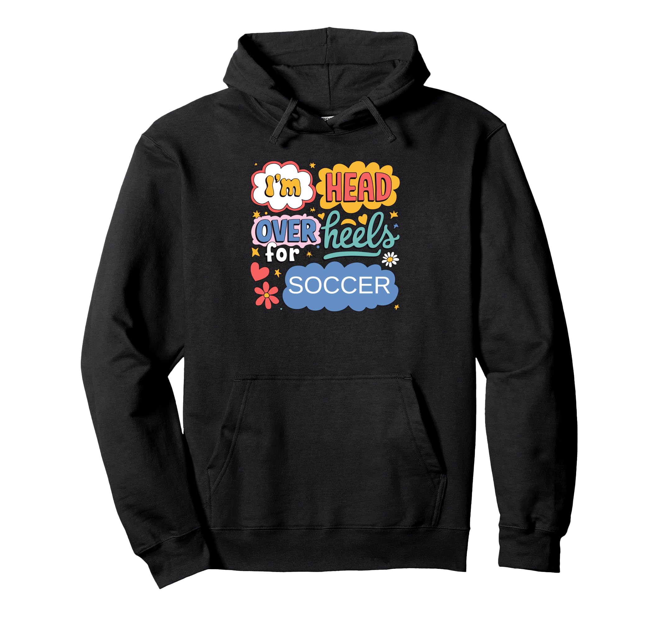 Funny Soccer Aesthetic Lover Pop Art Hoodie - Unique Graphic Men Women - T-Shirt, Sweatshirt, Hoodie