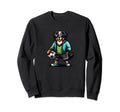 Bernese Mountain Dog Soccer Player Sweatshirt - Minimalist Print Unisex - T-Shirt, Sweatshirt, Hoodie
