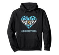 Argentina Heart Argentinian Soccer Team Hoodie - Novelty Apparel Men Women - T-Shirt, Sweatshirt, Hoodie