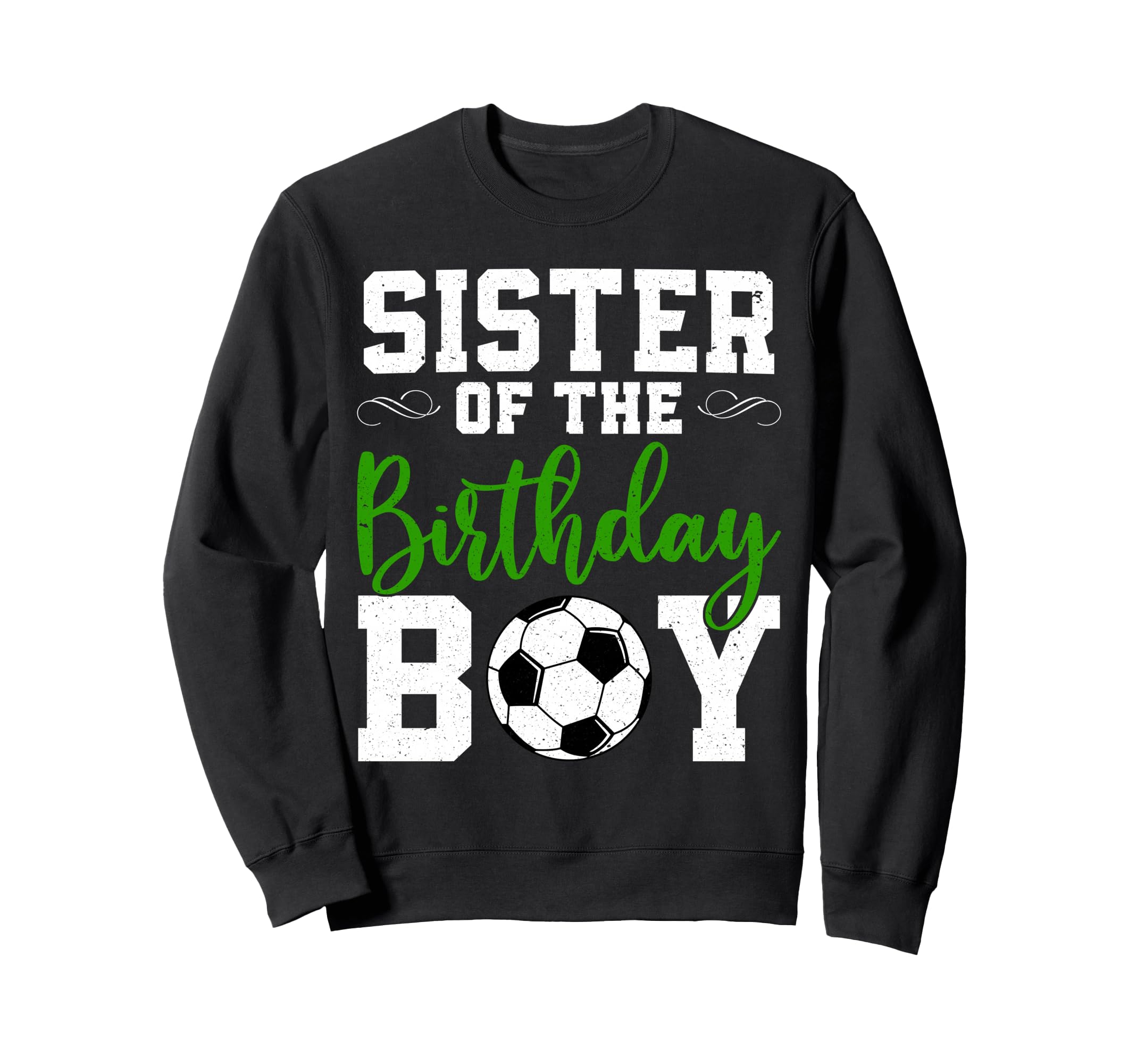 Sister Birthday Matching Soccer Sweatshirt - Minimalist Print for Adults - T-Shirt, Sweatshirt, Hoodie