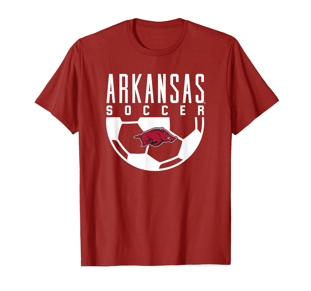 University Arkansas Razorbacks Soccer T-Shirt - Novelty Apparel Unisex - T-Shirt, Sweatshirt, Hoodie