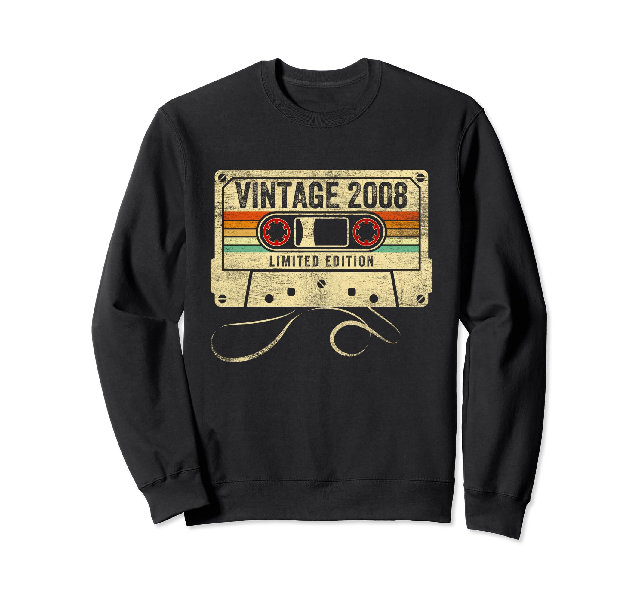 2008 16Th Birthday Cassette Tape Sweatshirt - Fun Novelty Design Men Women - T-Shirt, Sweatshirt, Hoodie