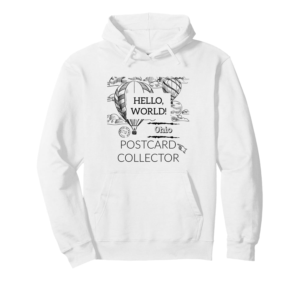 Postcard Collector Deltiologist Hoodie - Aesthetic Graphic for Adults - T-Shirt, Sweatshirt, Hoodie
