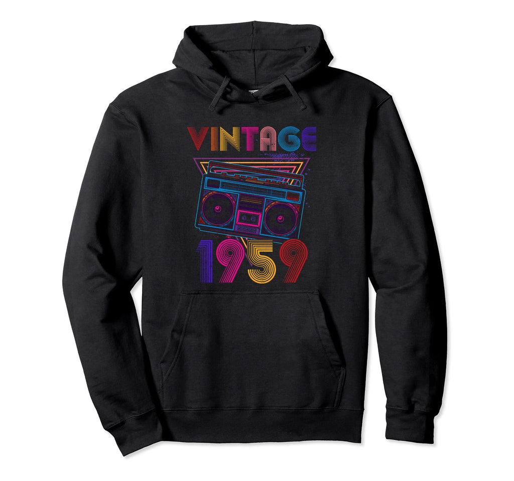 Cassette Tape Music Player 1959 63Rd Hoodie - Custom Art Print for Adults - T-Shirt, Sweatshirt, Hoodie