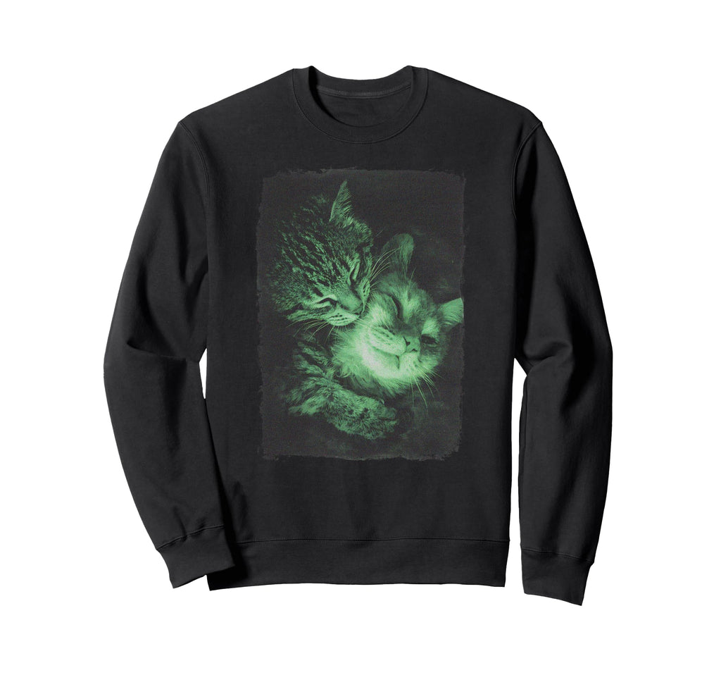 Vhs Cat 90S Lofi Grunge Sad Aesthetic Sweatshirt - Graphic Print Unisex - T-Shirt, Sweatshirt, Hoodie