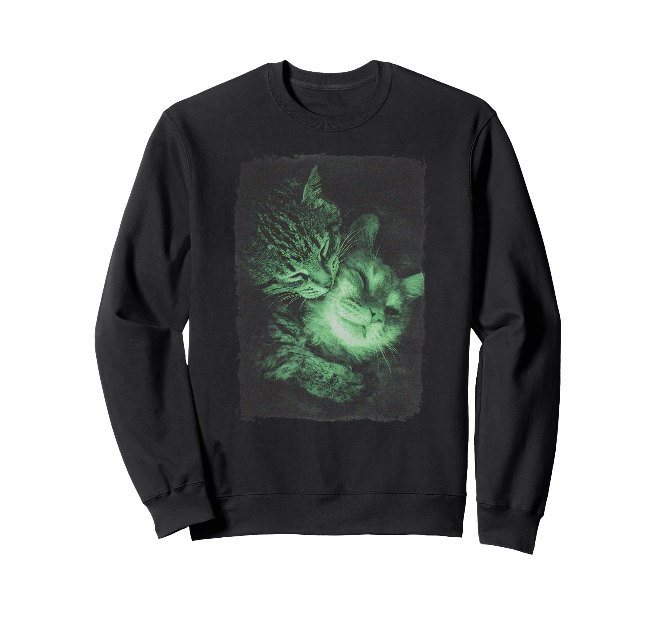 Vhs Cat 90S Lofi Grunge Sad Aesthetic Sweatshirt - Graphic Print Unisex - T-Shirt, Sweatshirt, Hoodie