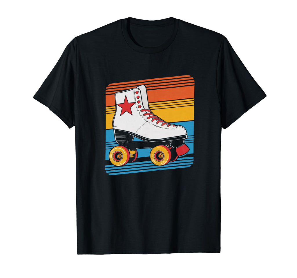 Roller Skate Roller Skater 80S T-Shirt - Casual Everyday Wear Men Women - T-Shirt, Sweatshirt, Hoodie