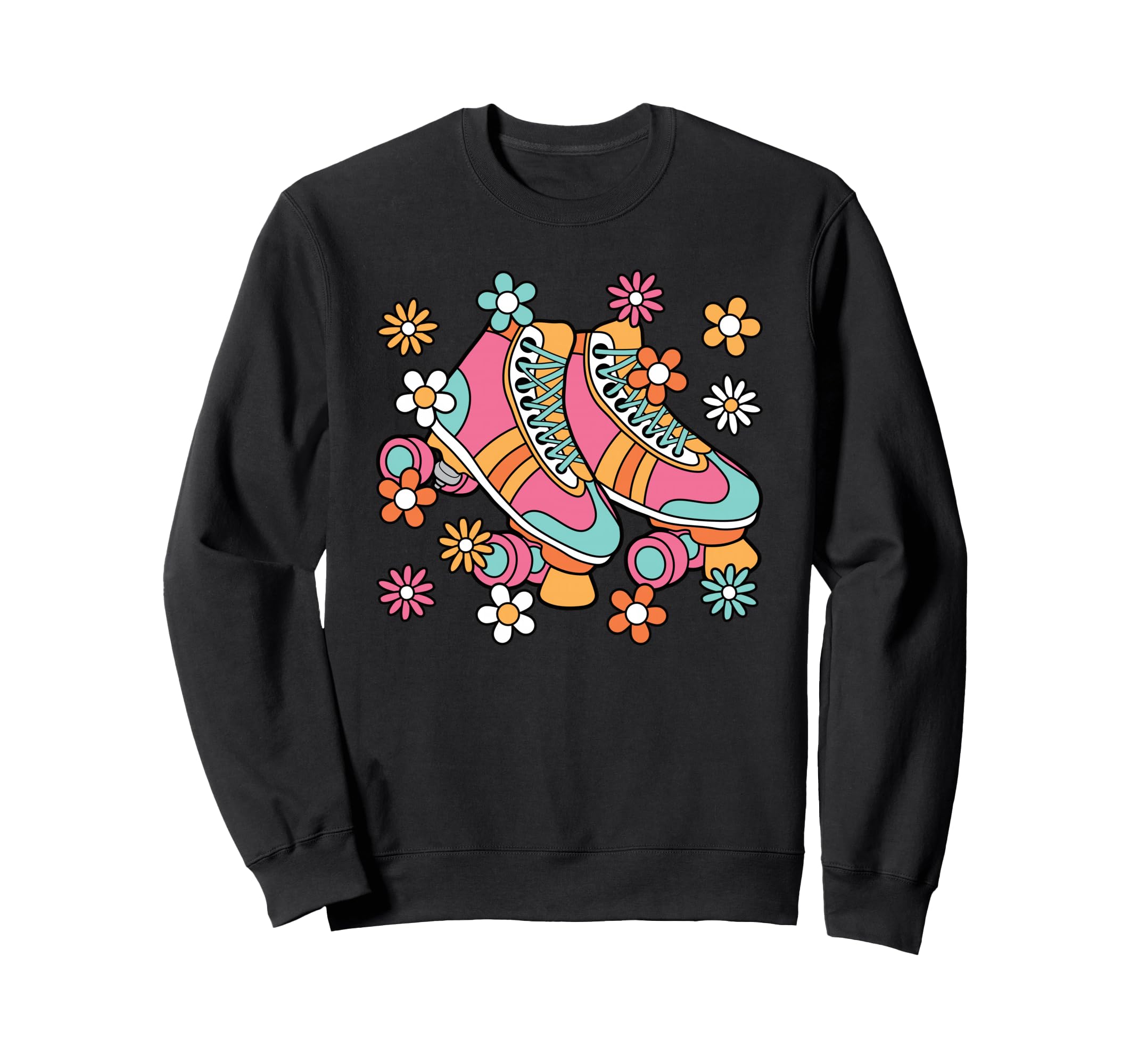 Roller Skating Roller Skater Skate Sweatshirt - Graphic Print Men Women - T-Shirt, Sweatshirt, Hoodie
