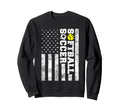 American Distressed Flag Funny Soccer Sweatshirt - Custom Art Print Unisex - T-Shirt, Sweatshirt, Hoodie