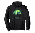 Montana Glacier National Park Northern Hoodie - Trendy Graphic Men Women - T-Shirt, Sweatshirt, Hoodie