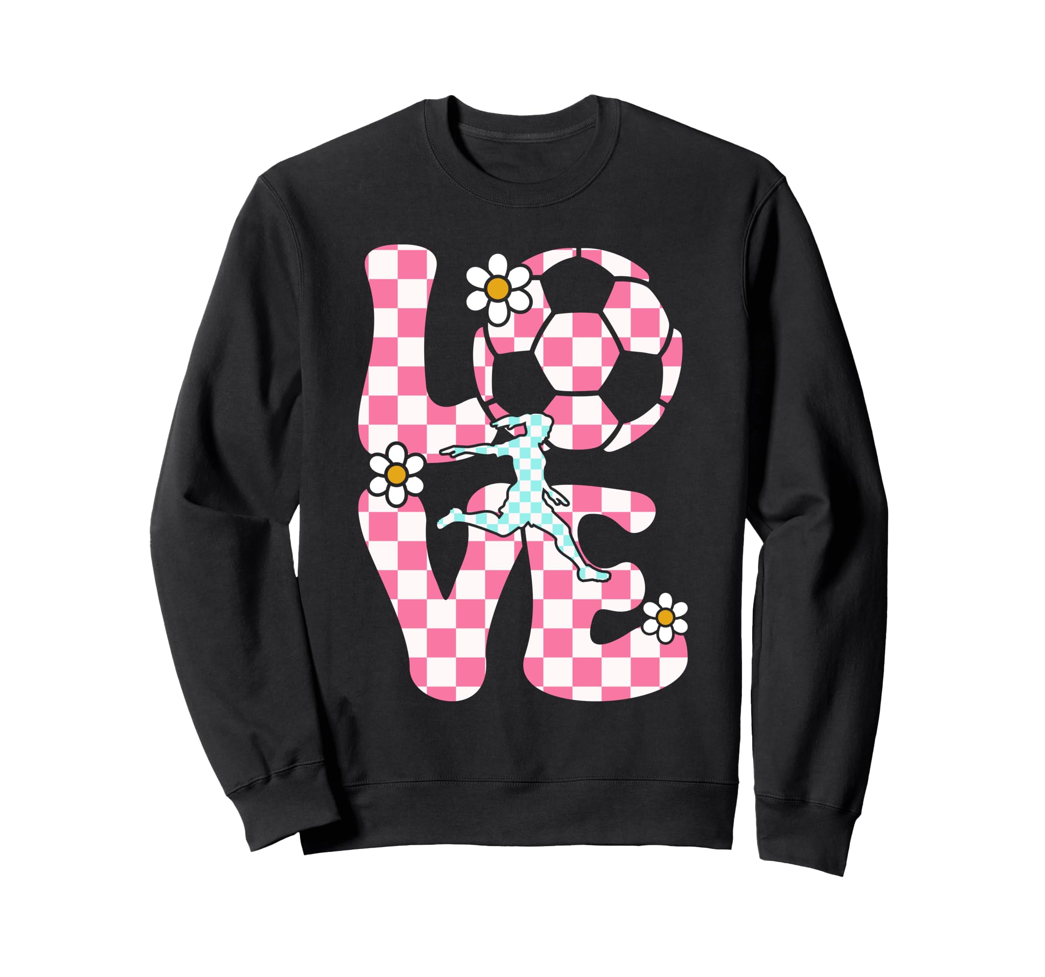 Love Soccer Teenage Soccer Players Sweatshirt - Aesthetic Graphic Men Women - T-Shirt, Sweatshirt, Hoodie