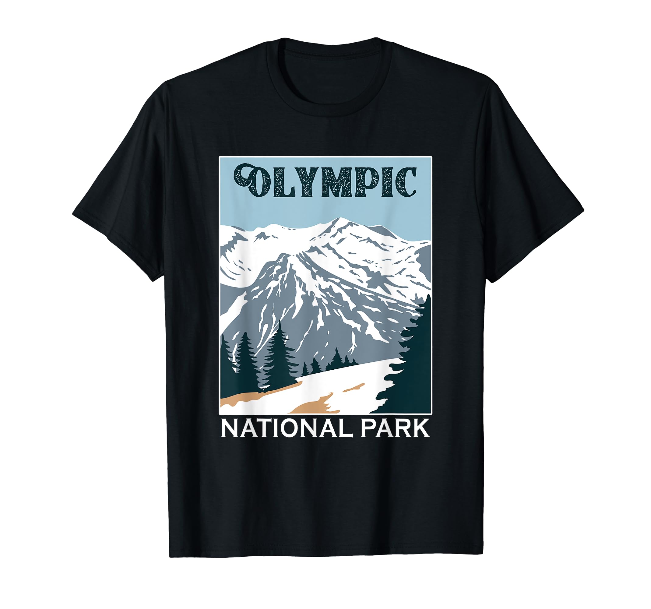 Olympic National Park Mountain Camping T-Shirt - Unique Graphic Unisex - T-Shirt, Sweatshirt, Hoodie