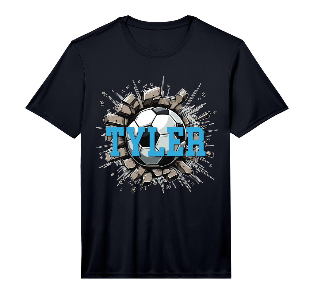 Tyler Soccer Custom Name Performance T-Shirt - Streetwear Style for Adults - T-Shirt, Sweatshirt, Hoodie