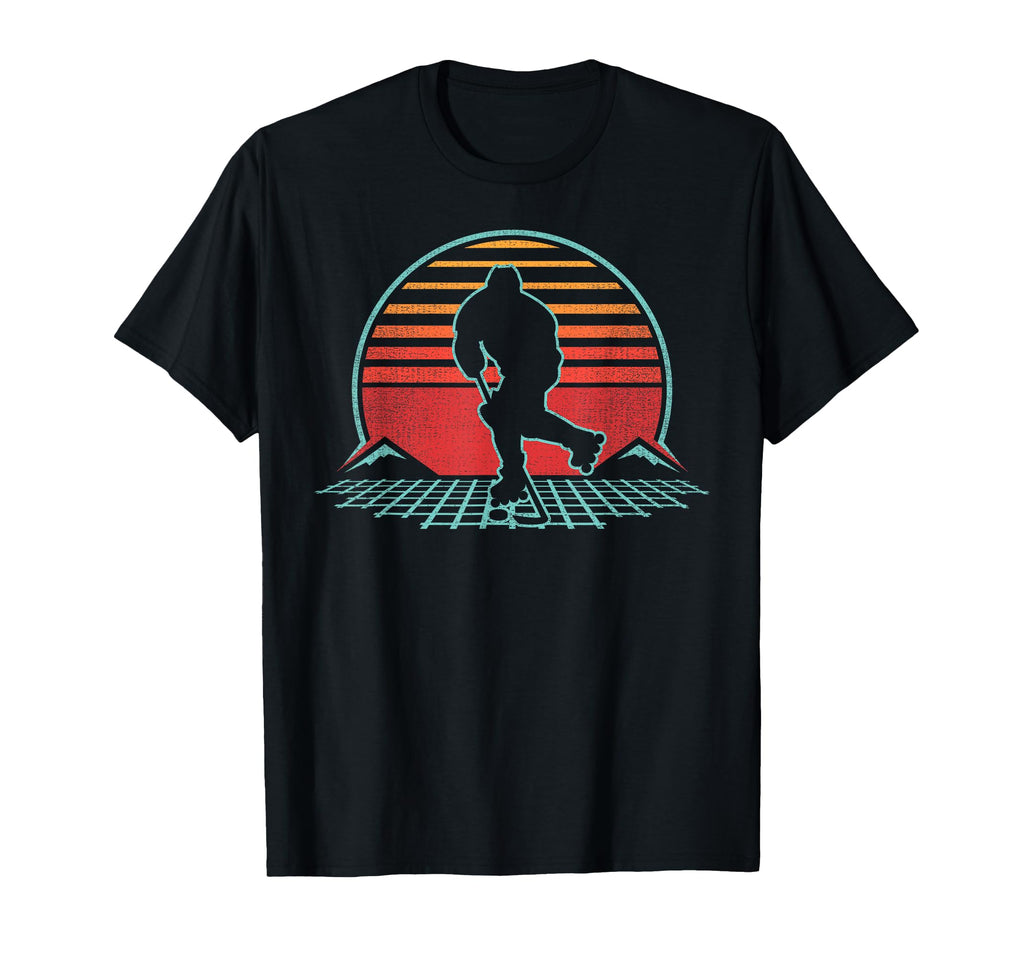 Roller Hockey 80S Gift T-Shirt - Minimalist Print Unisex - T-Shirt, Sweatshirt, Hoodie