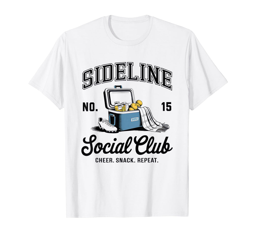 Sideline Social Club Soccer Mom T-Shirt - Aesthetic Graphic for Adults - T-Shirt, Sweatshirt, Hoodie