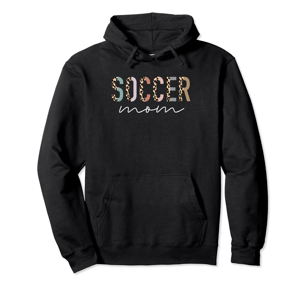 Soccer Mom Gifts Leopard Soccer Mama Hoodie - Novelty Apparel Men Women - T-Shirt, Sweatshirt, Hoodie