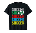 Soccer Repeating Word Mark Pattern T-Shirt - Custom Art Print Men Women - T-Shirt, Sweatshirt, Hoodie