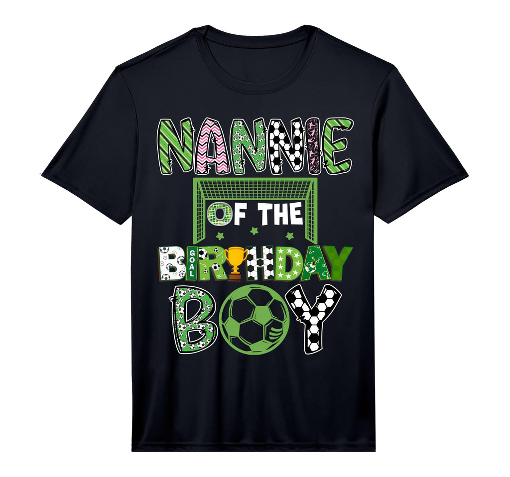 Nannie Birthday Soccer Player Birthday T-Shirt - Trendy Graphic Unisex - T-Shirt, Sweatshirt, Hoodie