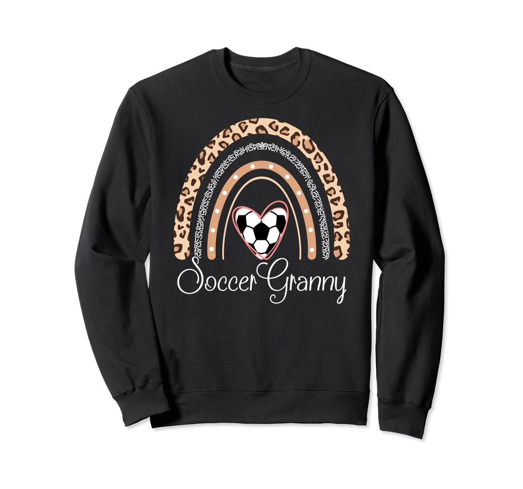 Soccer Granny Boho Rainbow Funny Sweatshirt - Casual Everyday Wear Unisex - T-Shirt, Sweatshirt, Hoodie