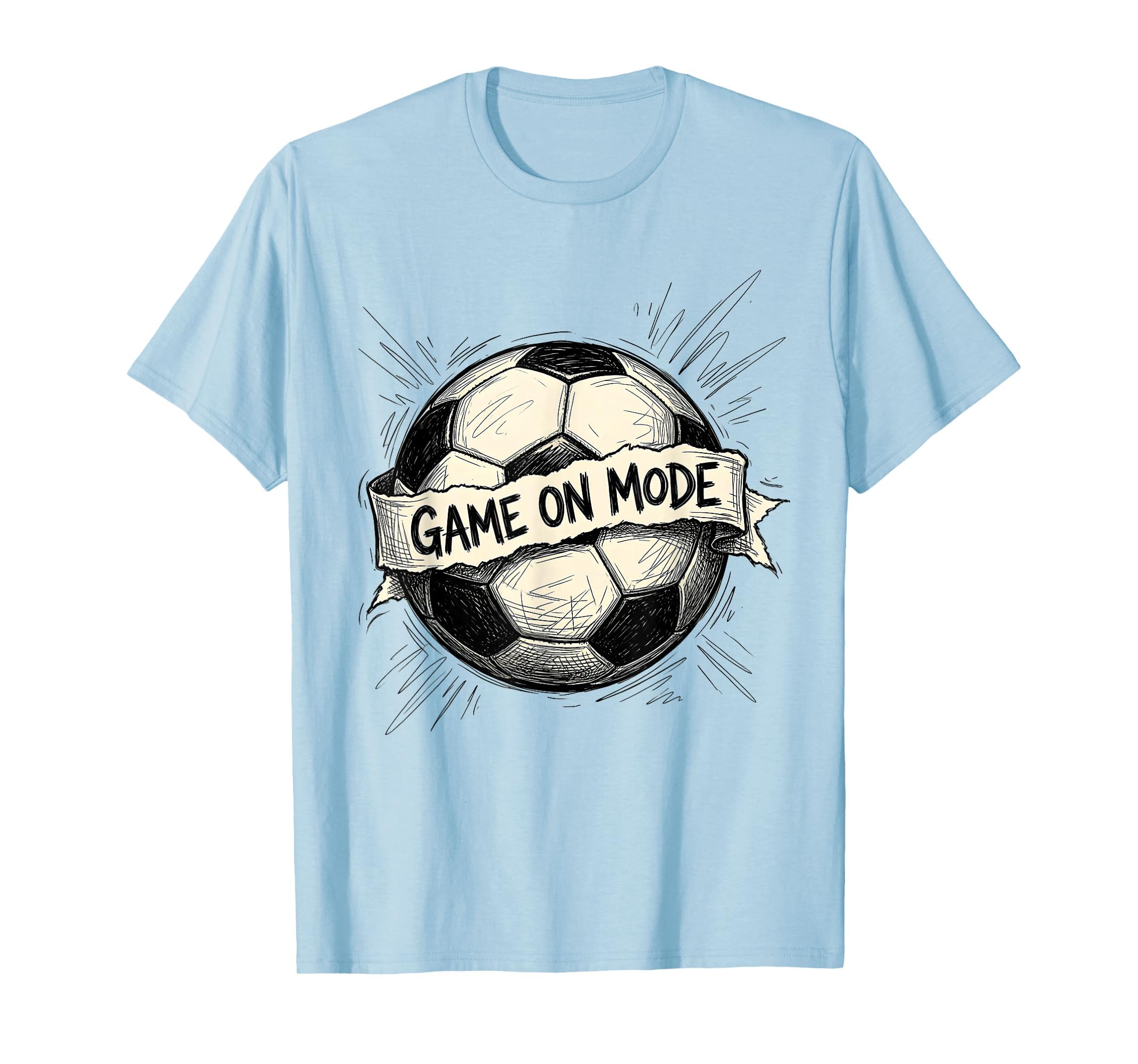 Game Mode Soccer T-Shirt - Custom Art Print Unisex - T-Shirt, Sweatshirt, Hoodie