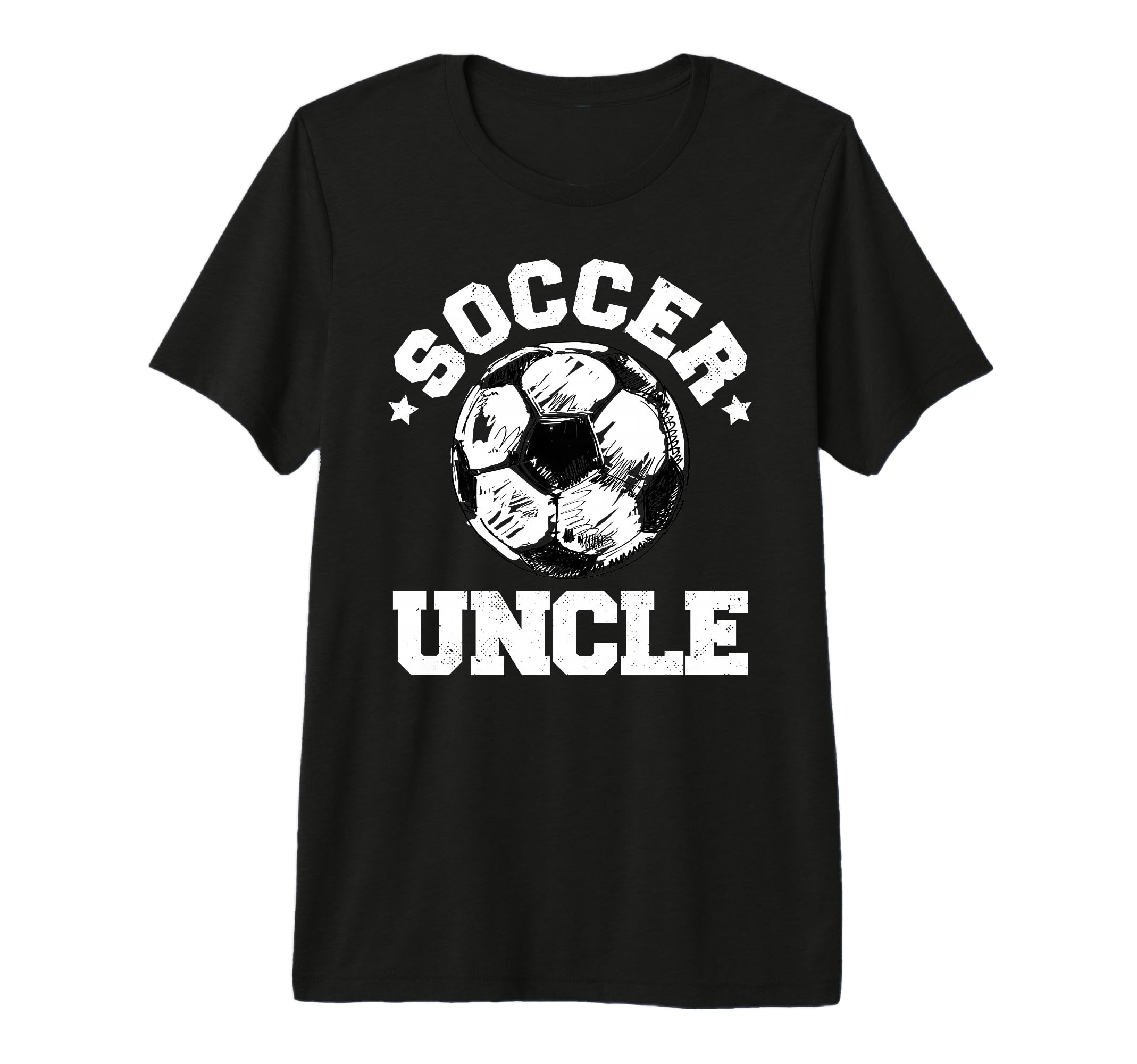 Mens Soccer Uncle Soccer Ball T-Shirt - Custom Art Print Men Women - T-Shirt, Sweatshirt, Hoodie