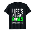 Soccer Funny Life Is About Goals And T-Shirt - Custom Art Print for Adults - T-Shirt, Sweatshirt, Hoodie