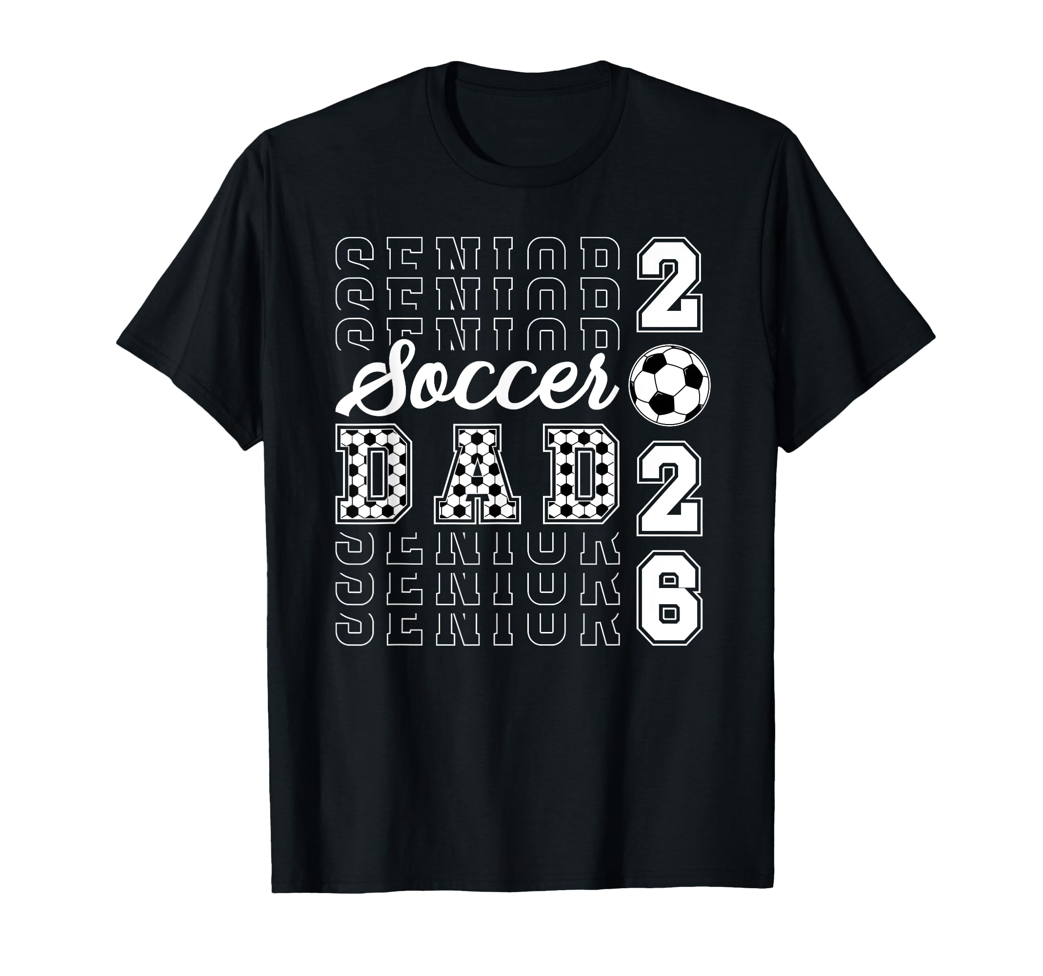 Soccer Senior Dad Soccer Player T-Shirt - Custom Art Print for Adults - T-Shirt, Sweatshirt, Hoodie