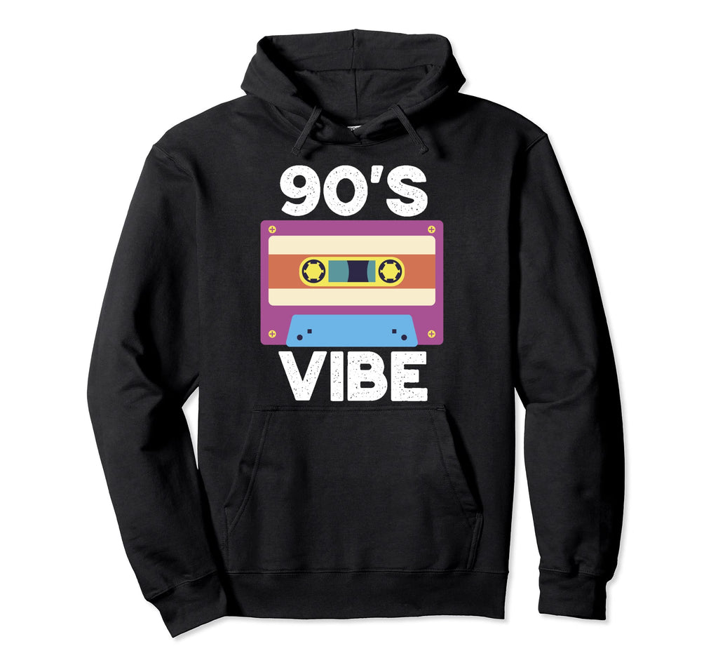 90S Vibe 1990S Music Nineties Hoodie - Fun Novelty Design Men Women - T-Shirt, Sweatshirt, Hoodie
