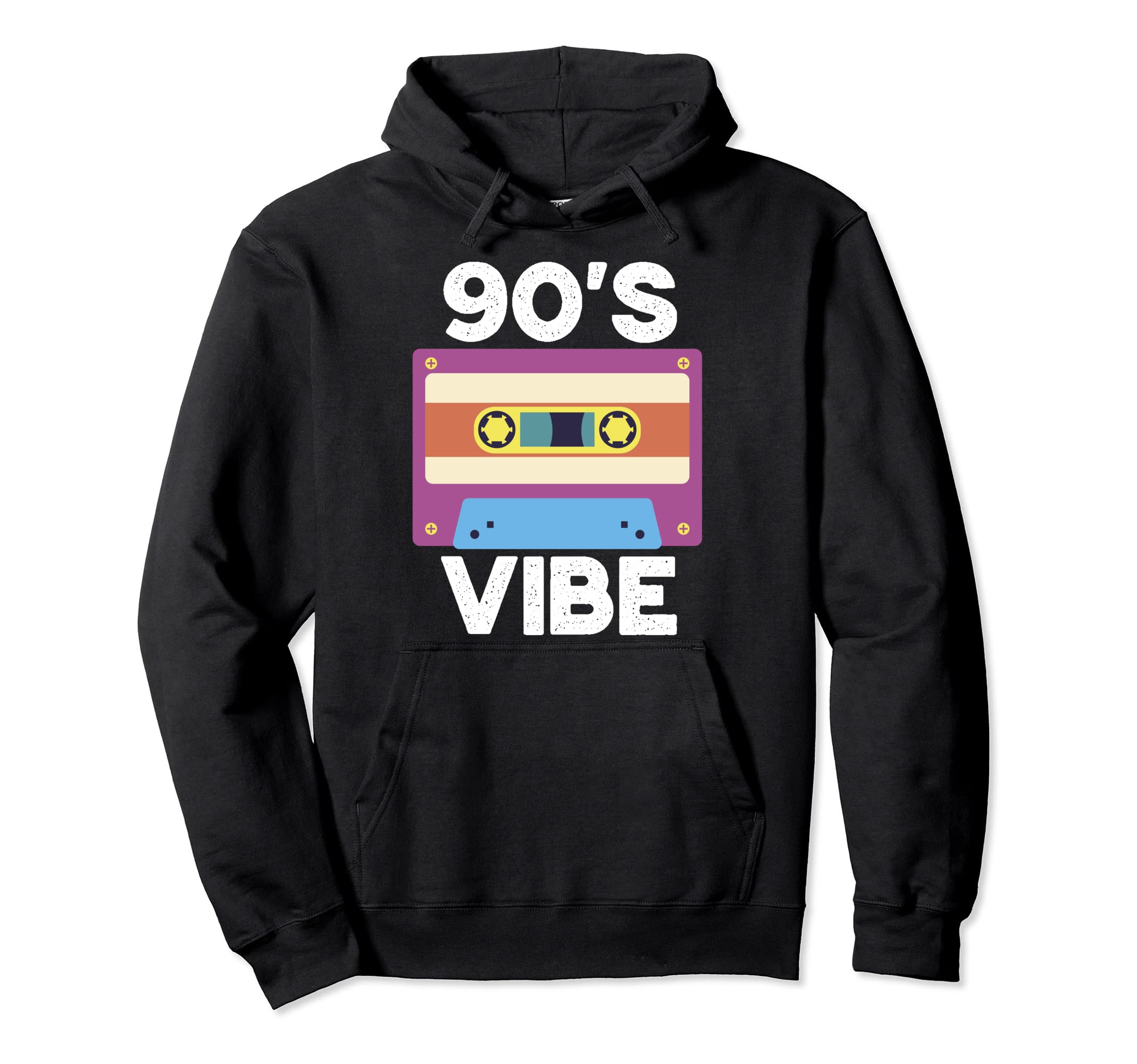 90S Vibe 1990S Music Nineties Hoodie - Fun Novelty Design Men Women - T-Shirt, Sweatshirt, Hoodie