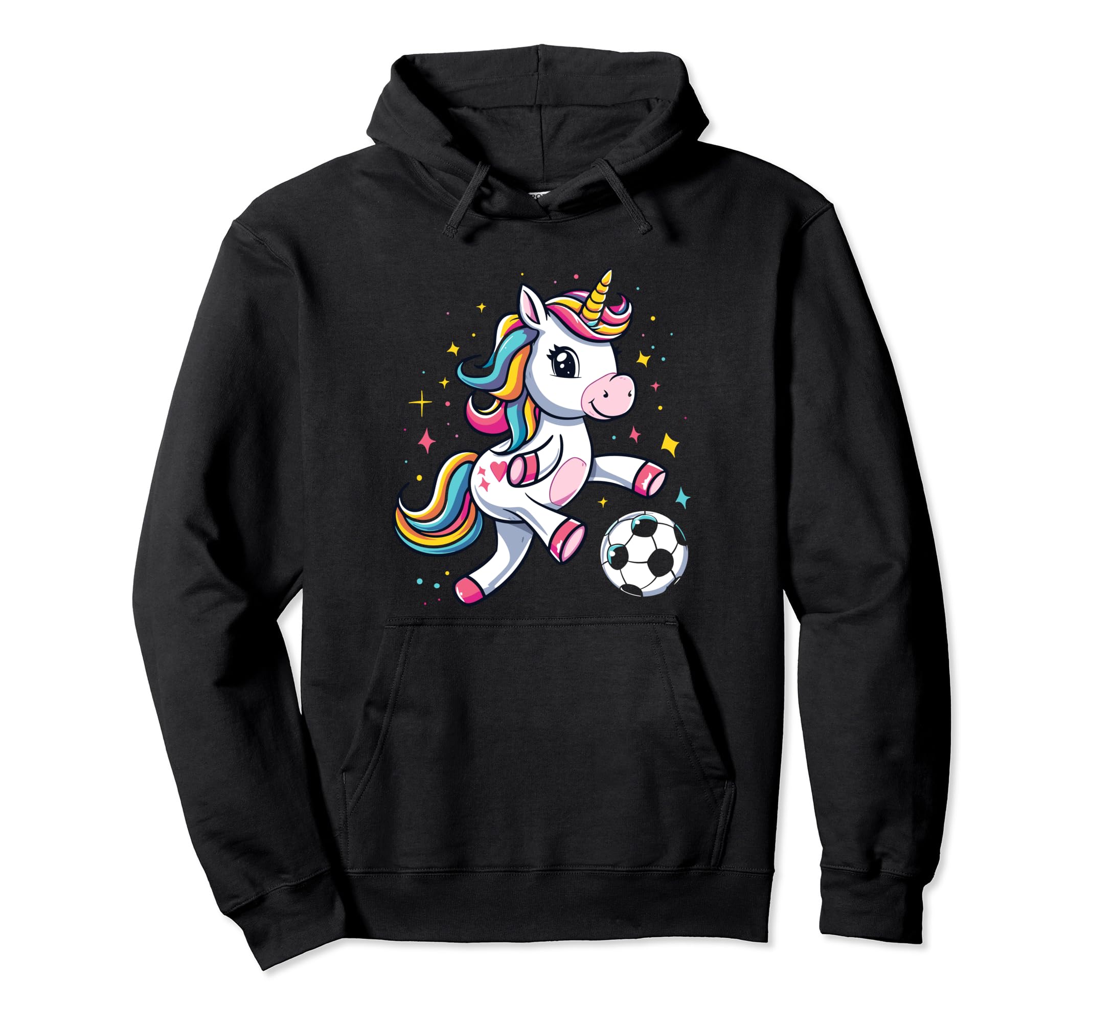 Funny Soccer Unicorn Soccer Player Hoodie - Streetwear Style for Adults - T-Shirt, Sweatshirt, Hoodie