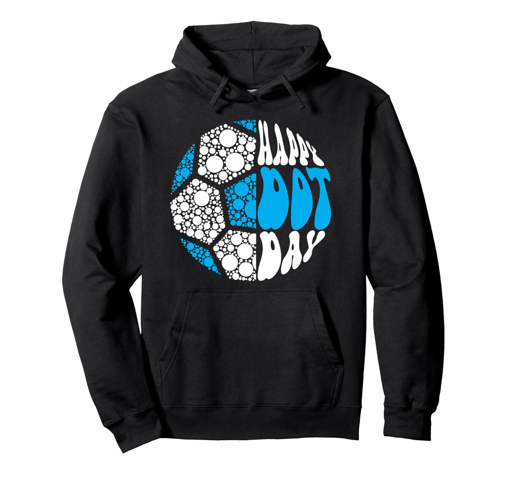 Groovy Soccer Ball Polka Dots Happy Dot Day Hoodie - Novelty Apparel Unisex - T-Shirt, Sweatshirt, Hoodie