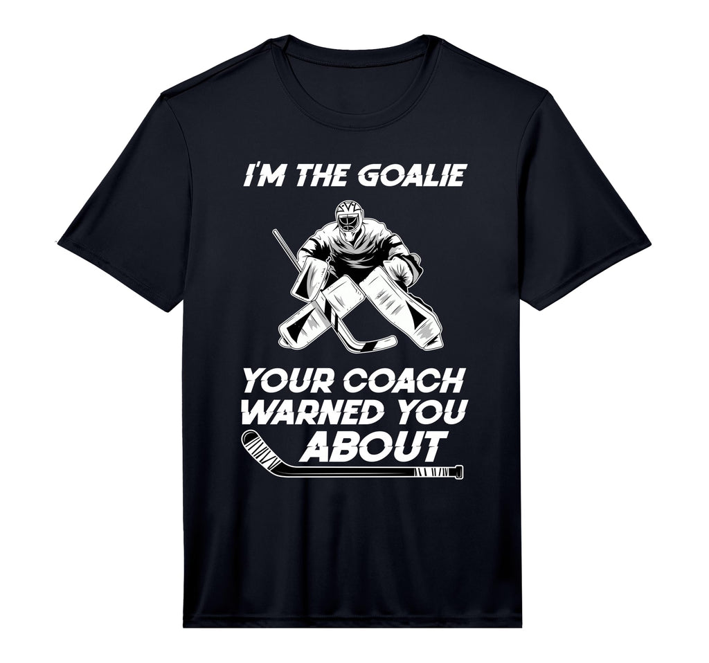 Mens Ice Hockey Goalkeeper Ice T-Shirt - Custom Art Print for Adults - T-Shirt, Sweatshirt, Hoodie