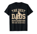 Best Dads Have Daughters Who Are Soccer T-Shirt - Custom Art Print Unisex - T-Shirt, Sweatshirt, Hoodie