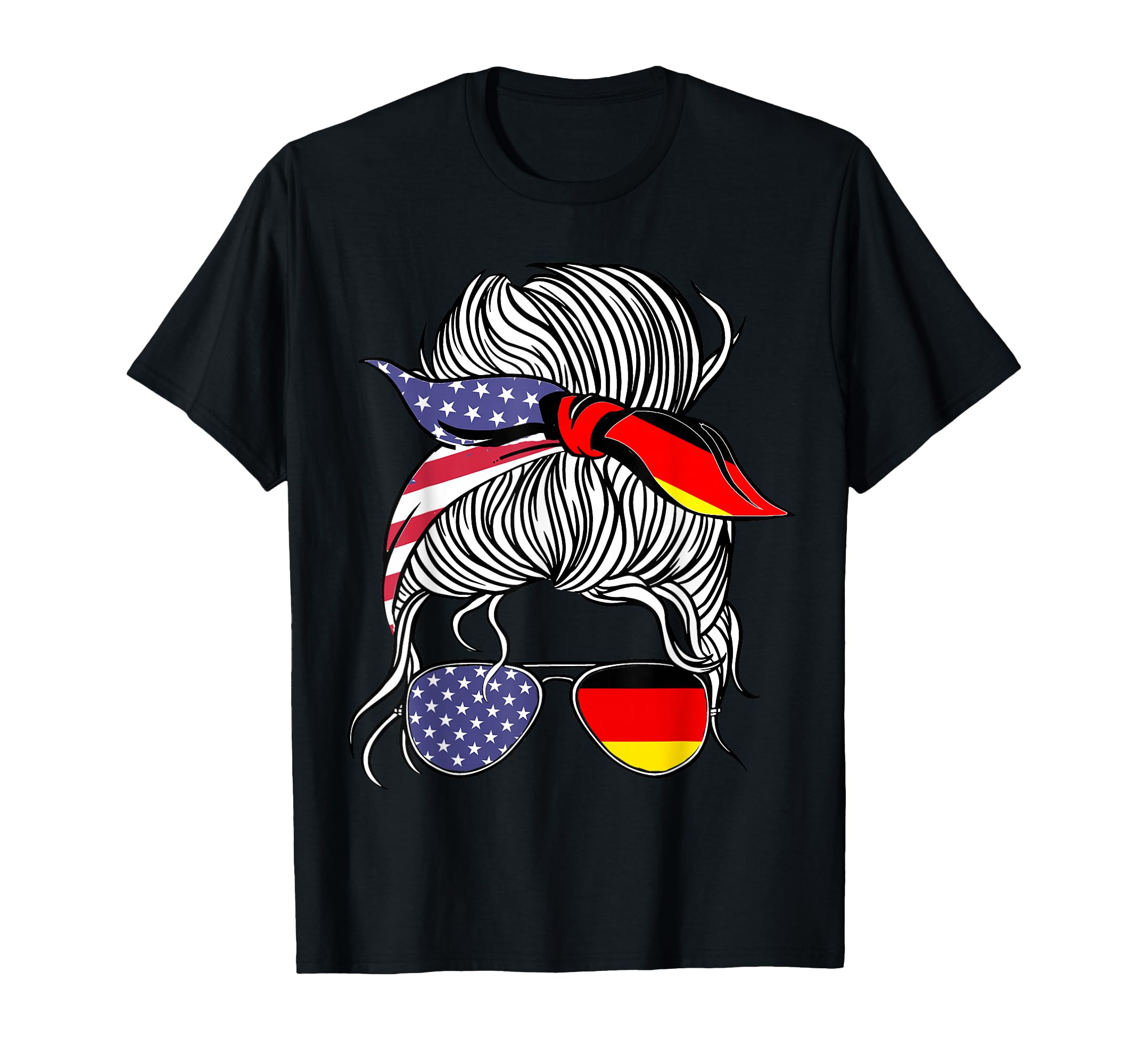 German American Patriot Grown Proud T-Shirt - Aesthetic Graphic for Adults - T-Shirt, Sweatshirt, Hoodie