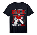 Mens My Favorite Goalie Calls Me Mom T-Shirt - Unique Graphic for Adults - T-Shirt, Sweatshirt, Hoodie