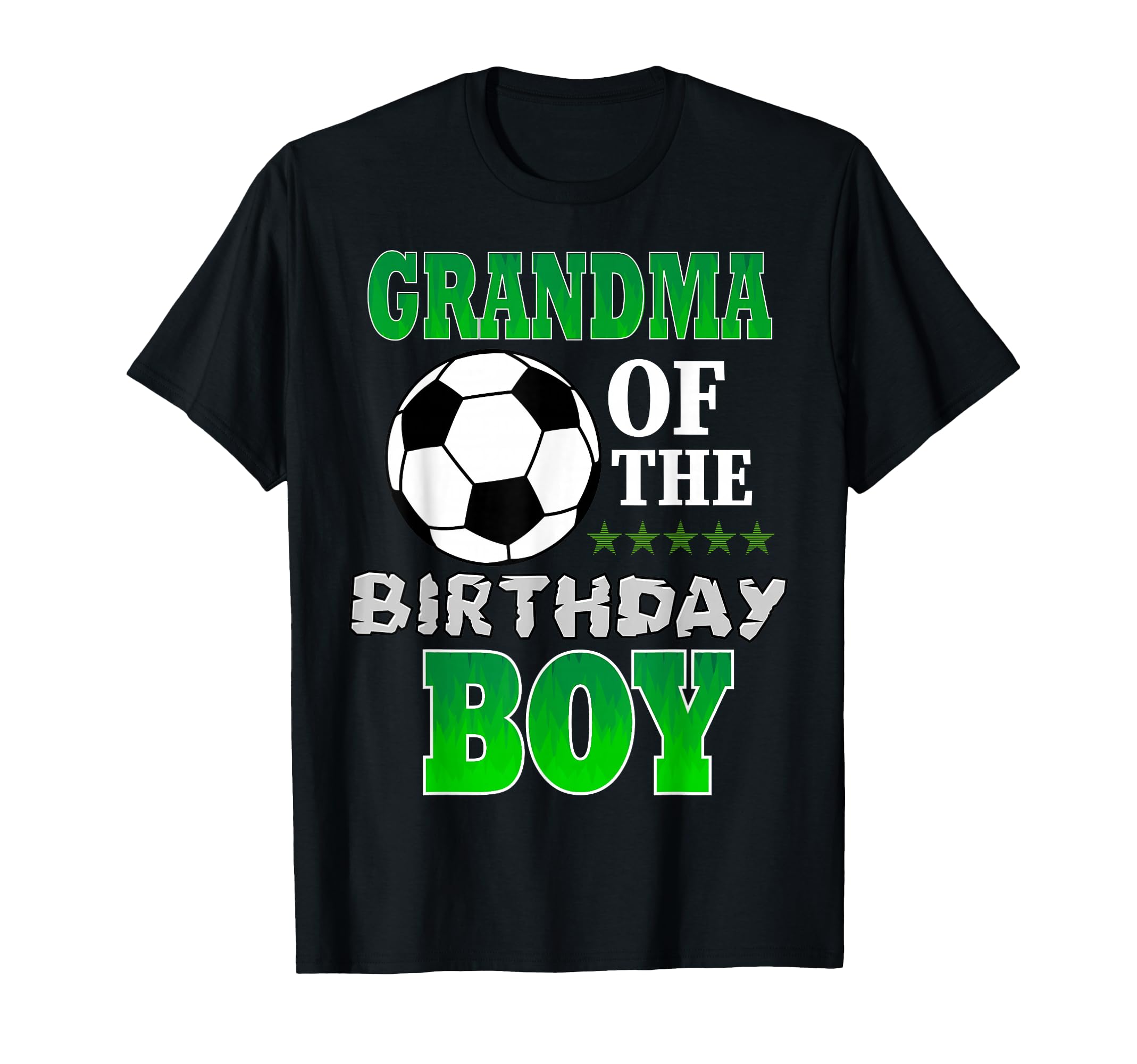 Grandma Birthday Soccer Stars Outfit T-Shirt - Aesthetic Graphic Unisex - T-Shirt, Sweatshirt, Hoodie