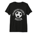 Chambers County Soccer Distressed 90S T-Shirt - Minimalist Print Unisex - T-Shirt, Sweatshirt, Hoodie