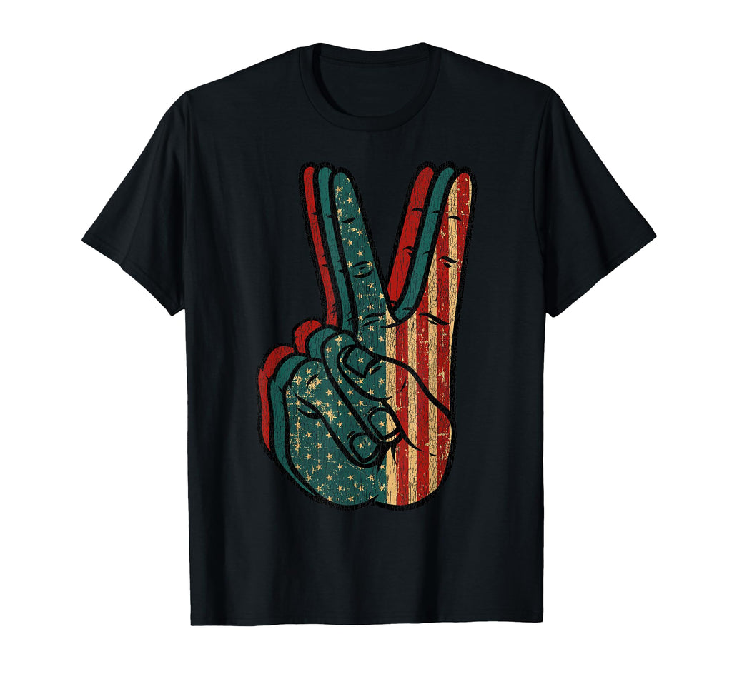 Peace 60S 70S Hippie Gift T-Shirt - Aesthetic Graphic for Adults - T-Shirt, Sweatshirt, Hoodie