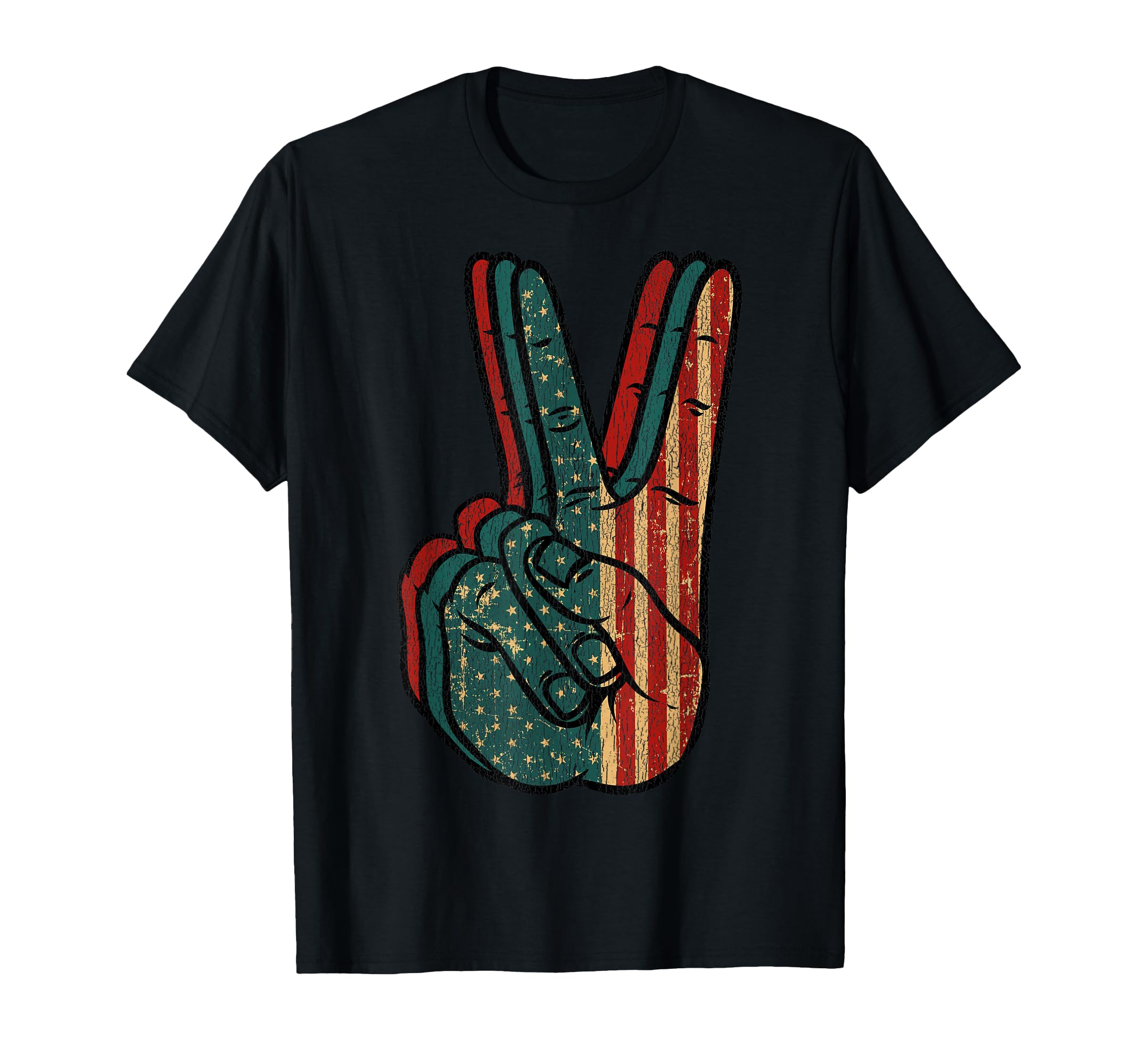 Peace 60S 70S Hippie Gift T-Shirt - Aesthetic Graphic for Adults - T-Shirt, Sweatshirt, Hoodie